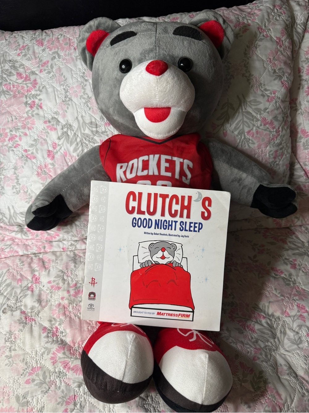 Houston Rockets Clutch stuffed animal